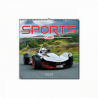 Nástenný kalendár Sports Cars 2025